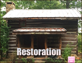 Historic Log Cabin Restoration  Wellston, Ohio